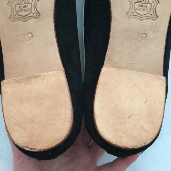 Exclamation Point Black Tassel Loafers 39 - Picture 7 of 12